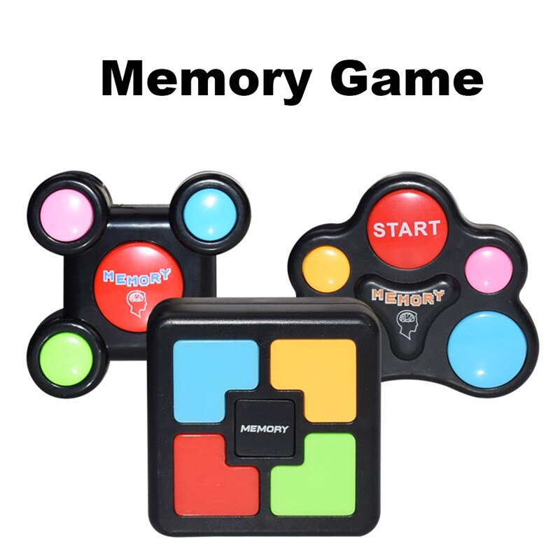 Educational Memory Game Machine with Lights Sounds Toy Interactive Game Memory Training Game Machine Funny Toys for Children - Memoriex 