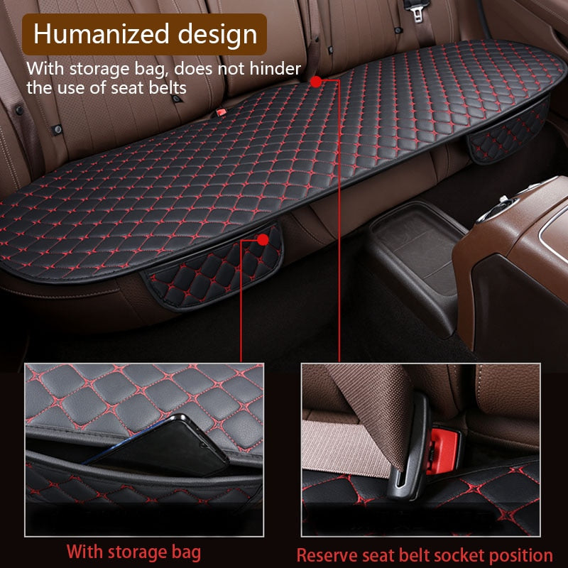 Car Seat Cover Set Universal Leather Car Seat Covers Protection Auto Seats Cushion Pad Mats Chair Protector Interior Accessories - Memoriex 