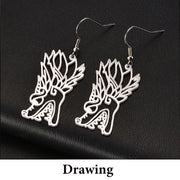 Personalised Kids Drawing Necklace | Custom Children's Artwork Pendant | Titanium Steel Family Gift - Memoriex