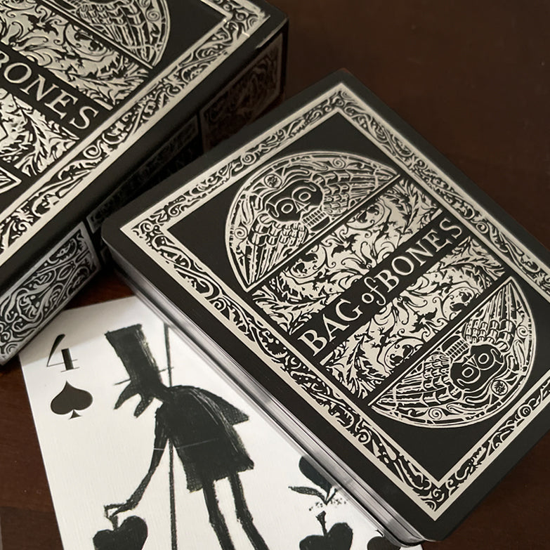 Bag of Bones Playing Cards - Premium Silver Edition-4