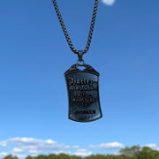 New Hip-Hop Accessories Sweater Chain Military Titanium Steel Necklace Men's Jewelry - Memoriex