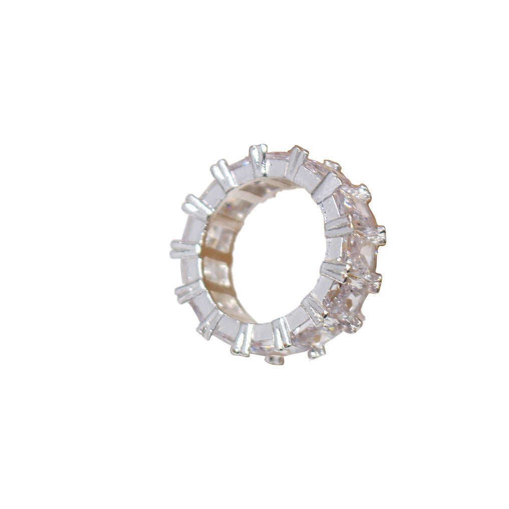 Small and simple wide mouth ring, personalized and versatile, trendy and high-end for women