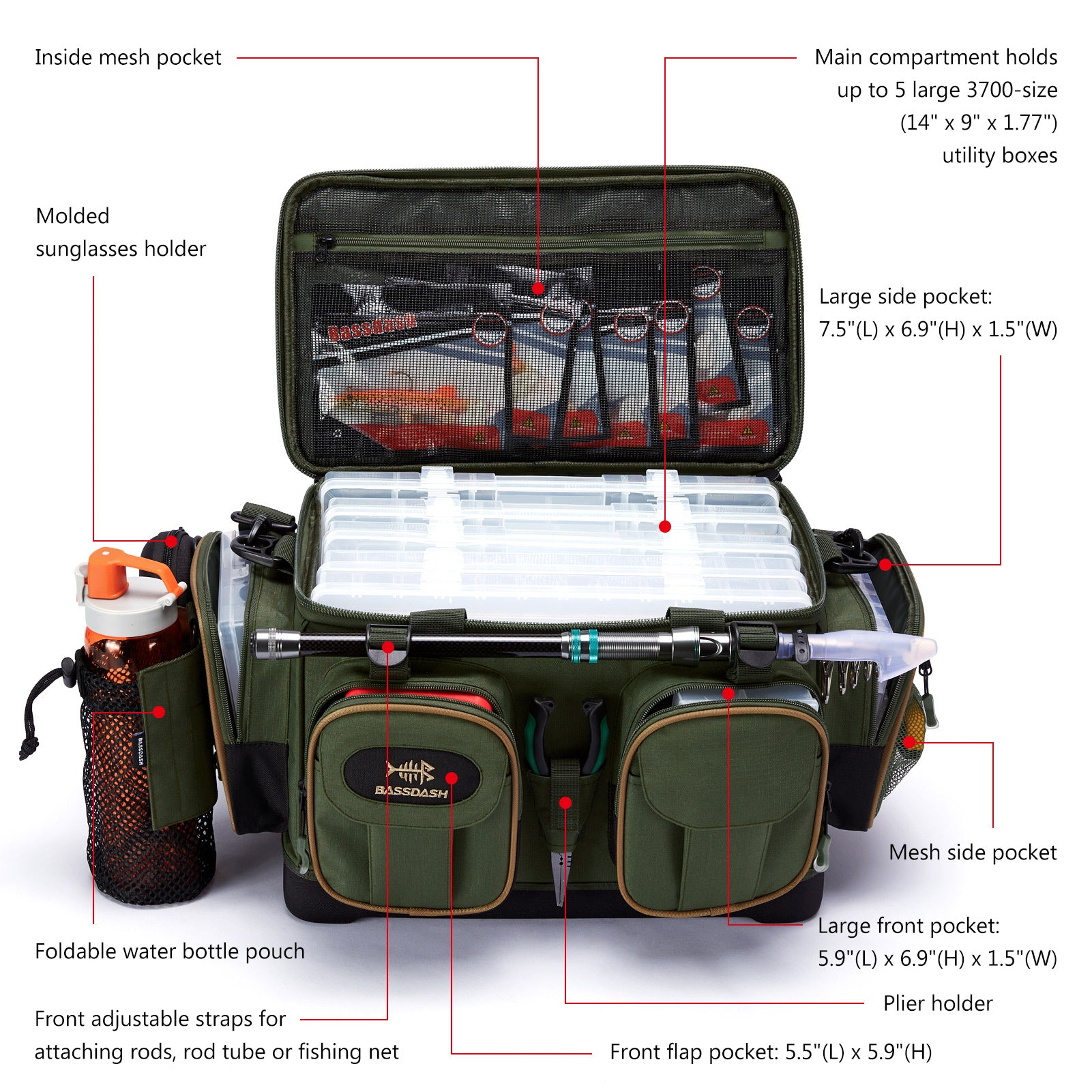 Fishing Tackle Shoulder Bag-1