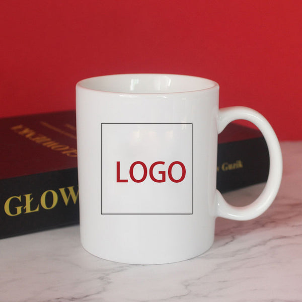 Personalised Ceramic Mug, Custom Photo, Logo and QR Code Cup