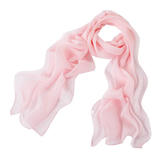 Baby Pink - Plain Chiffon-0