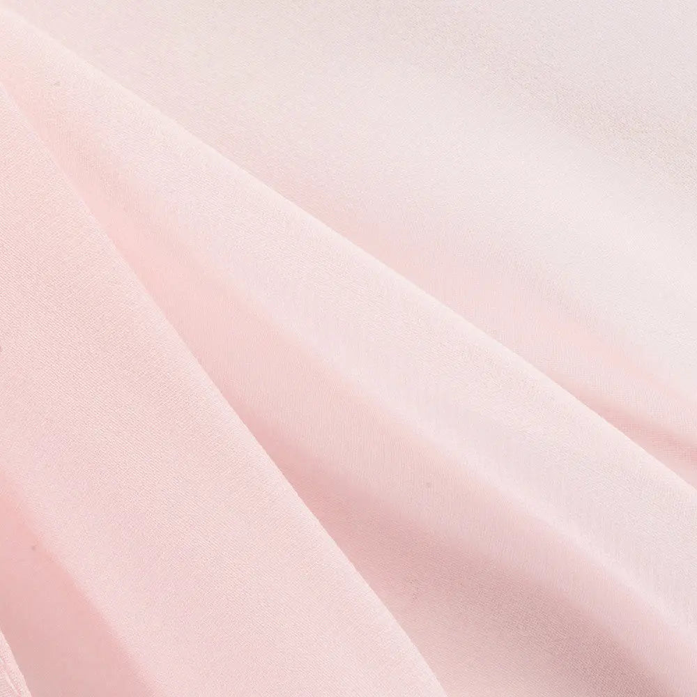 Baby Pink - Plain Chiffon-1