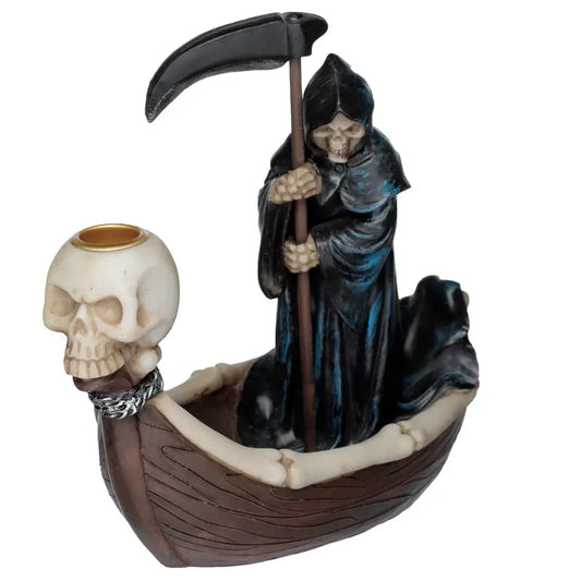 Backflow Incense Burner - The Reaper Ferryman of Death SK357-0