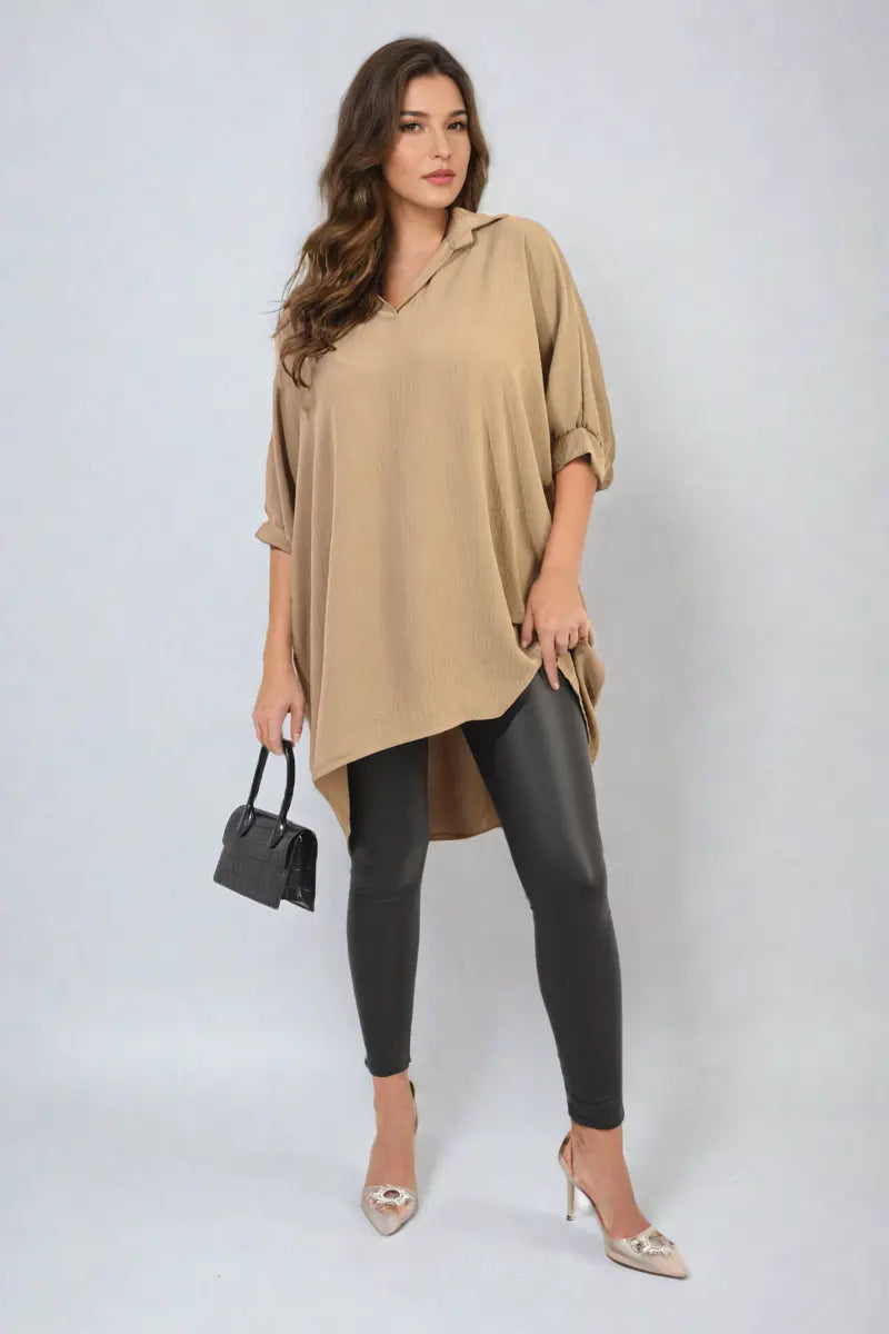 Balloon Sleeve Oversized Top - Memoriex 