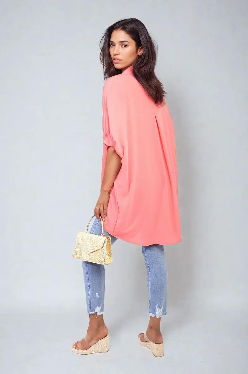 Balloon Sleeve Oversized Top - Memoriex 