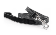 “Balmoral” Herringbone & Leather Dog Lead – by Ralph & Co-0