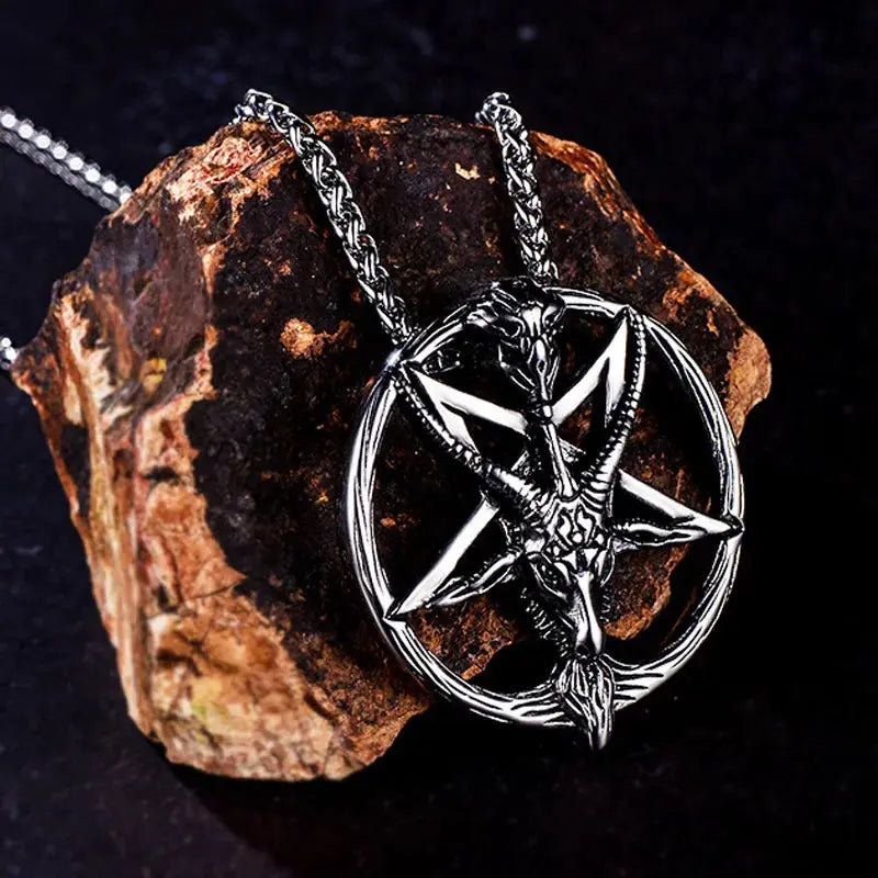 Baphomet Stainless Steel Necklace-1