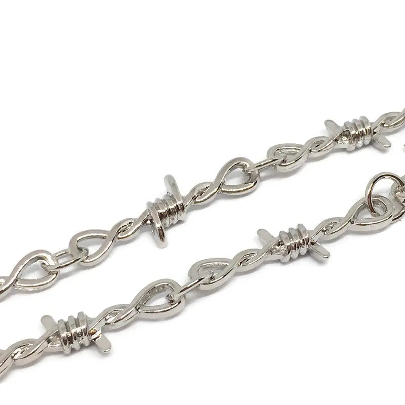 Barbed Wire Link Bracelet-2