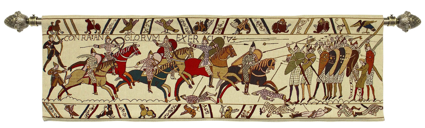 Bayeux Hastings Battle - Wall Hanging 144cm x 45cm (120 rod)-0