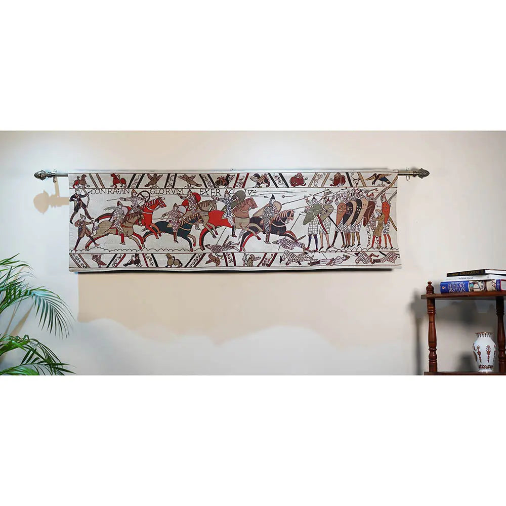 Bayeux Hastings Battle - Wall Hanging 144cm x 45cm (120 rod)-6