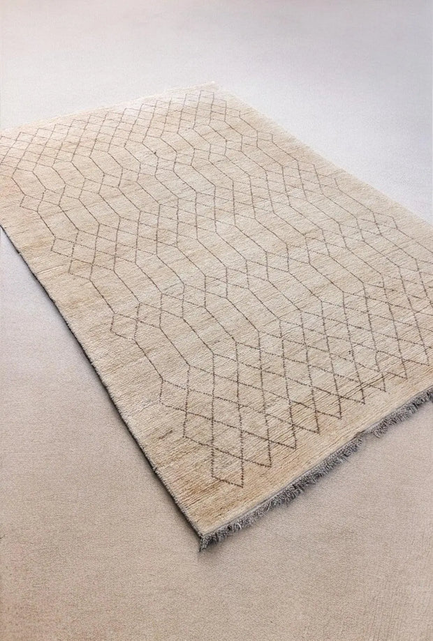 Bazm Hand Knotted Rug - 278 x 189 cm-3