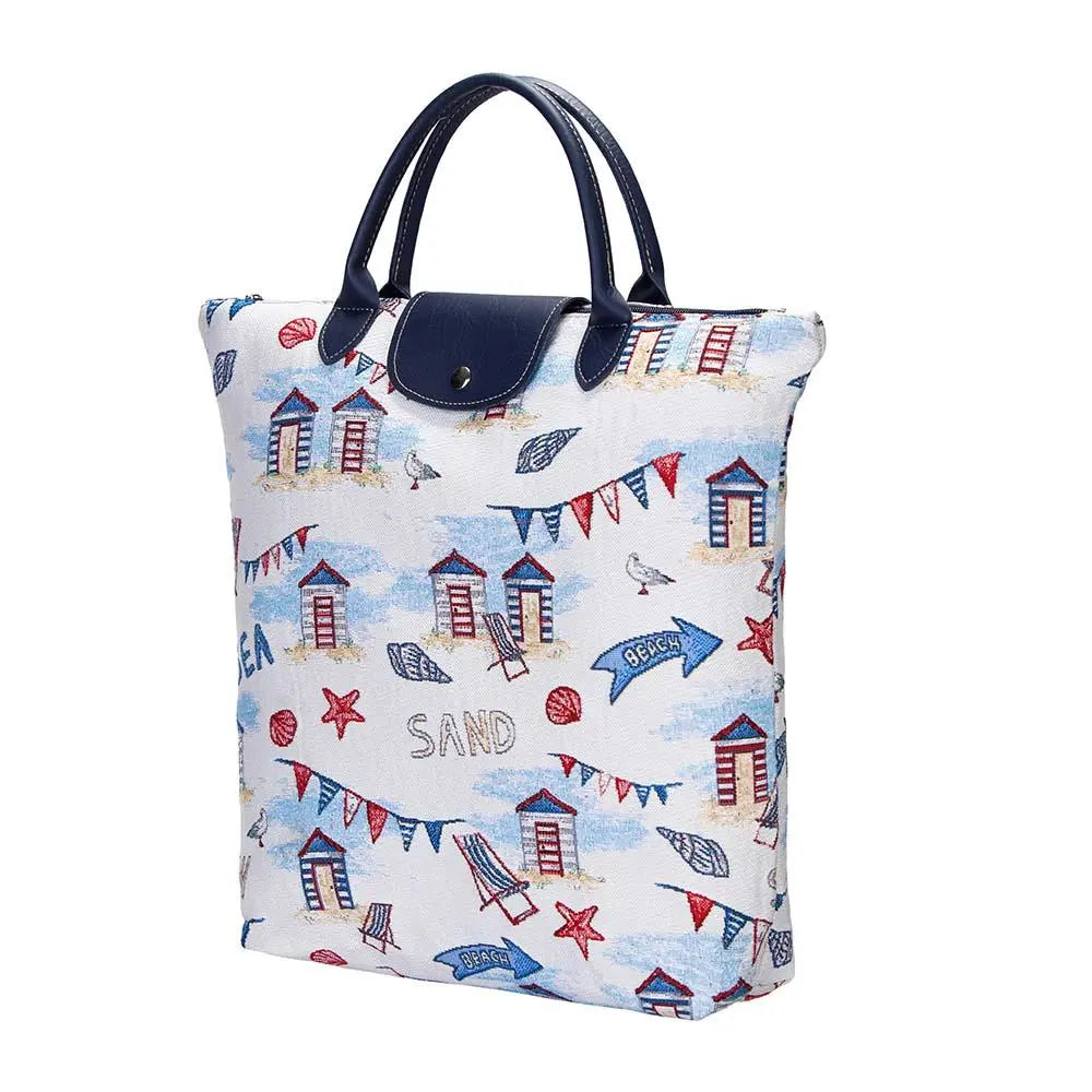 Beach Hut - Foldaway Bag-2