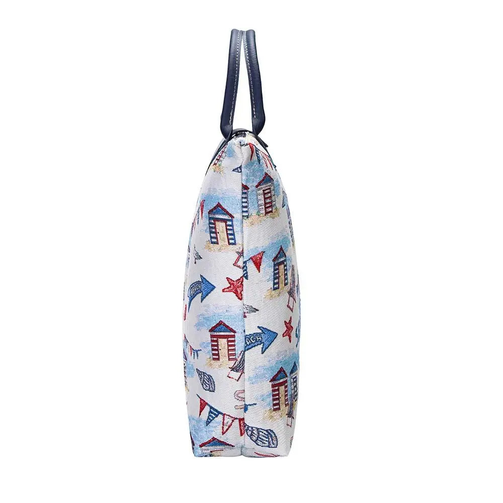 Beach Hut - Foldaway Bag-4