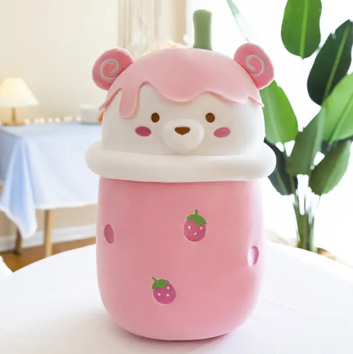 Bear Boba Bubble Tea Plushies-3