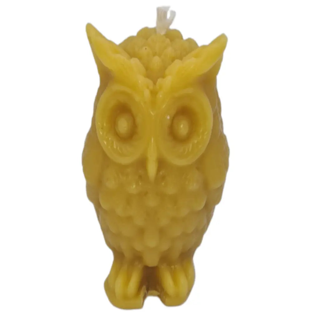 Beeswax Owl Candle-0