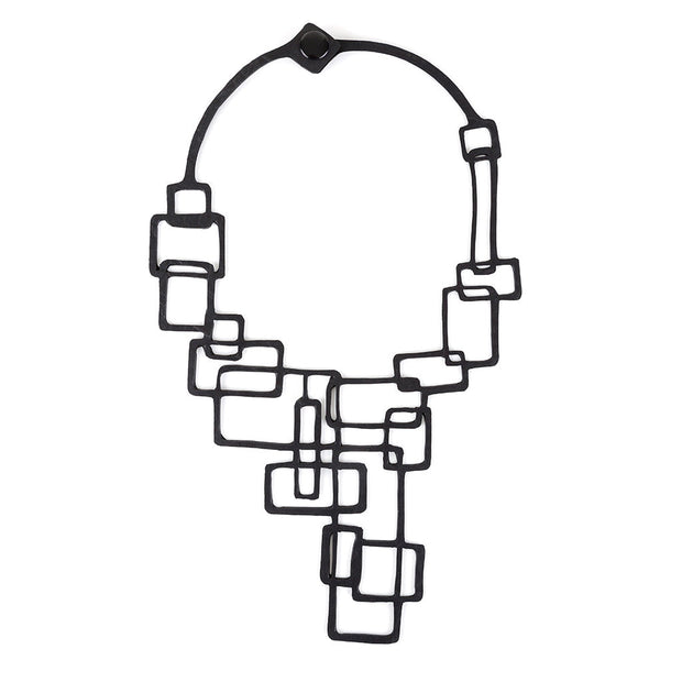 Belinda Statement Rubber Necklace-3