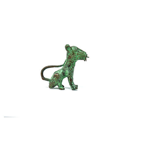 Benin Bronze Leopard 04-0