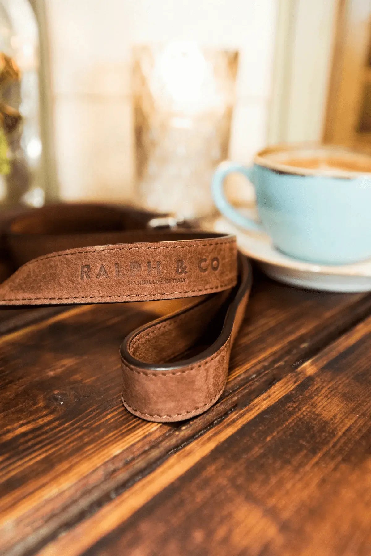 “Bergamo” Nubuck Dog Lead – by Ralph & Co - Memoriex