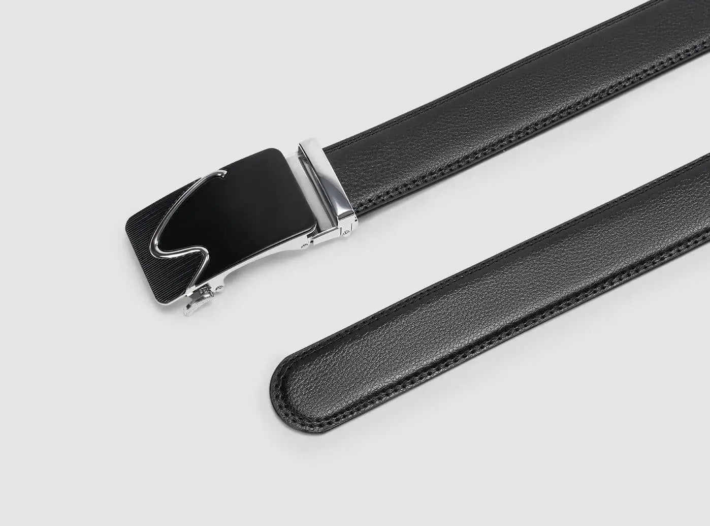 Big & Tall Leather Ratchet Dress Belt V2-6