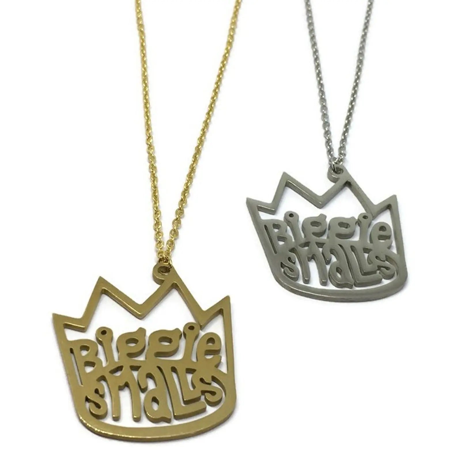 Biggie Smalls Crown Necklace-0