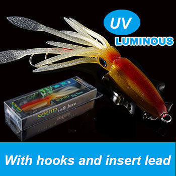 Bionic Squid Fishing Lure Deep Sea Boat Fishing Bait - Memoriex 