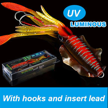 Bionic Squid Fishing Lure Deep Sea Boat Fishing Bait - Memoriex 
