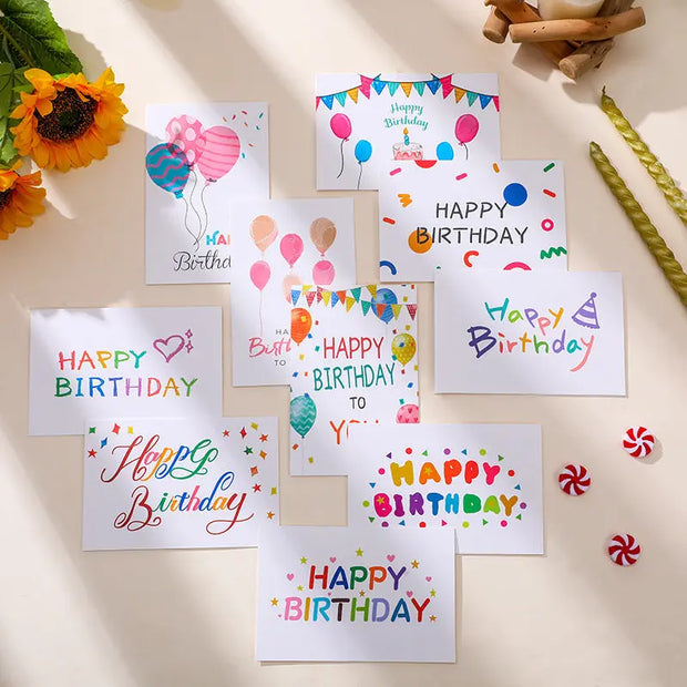 Birthday Greeting Card Creative Simple Blessing - Memoriex 