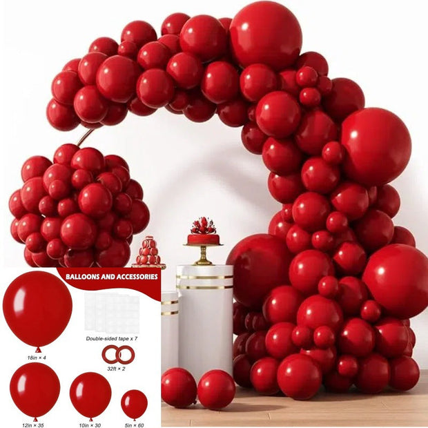 Birthday Package Balloon Chain Wedding Decoration Scene Layout Balloon Set - Memoriex 