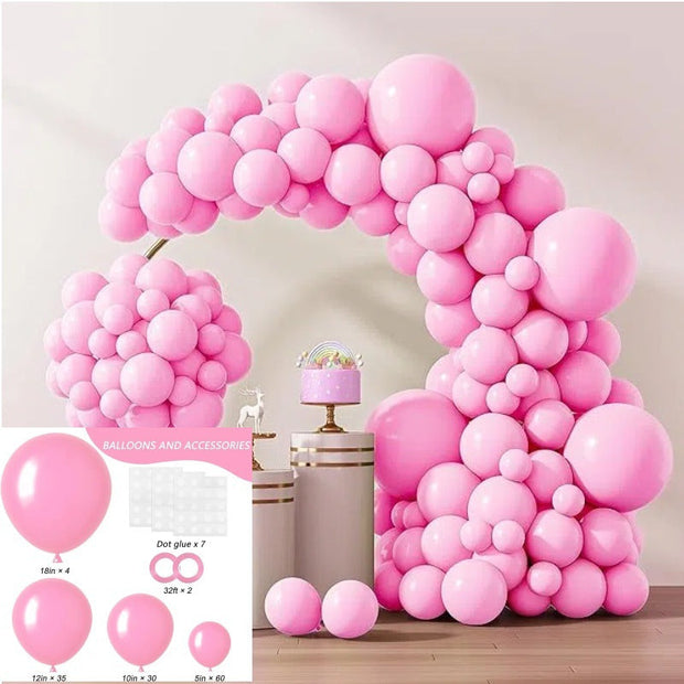 Birthday Package Balloon Chain Wedding Decoration Scene Layout Balloon Set - Memoriex 
