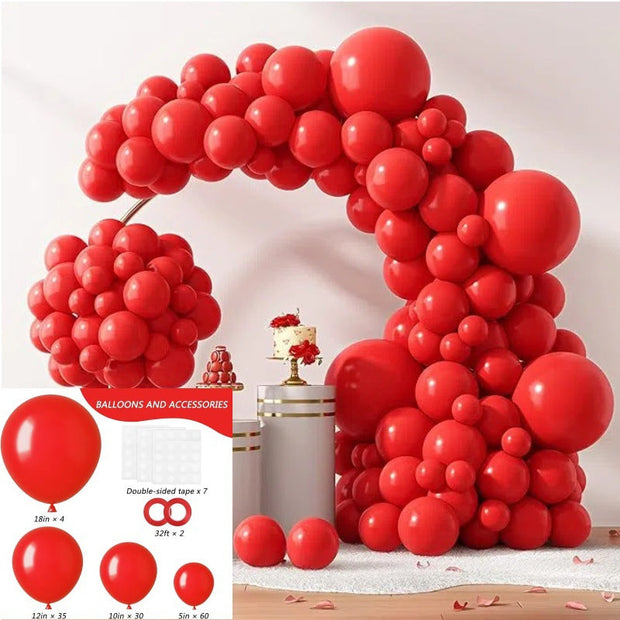 Birthday Package Balloon Chain Wedding Decoration Scene Layout Balloon Set - Memoriex 