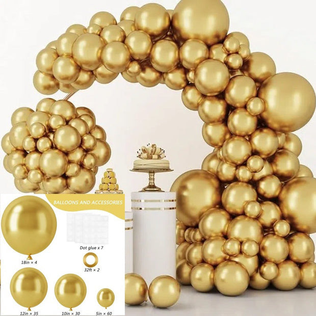 Birthday Package Balloon Chain Wedding Decoration Scene Layout Balloon Set - Memoriex 