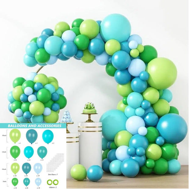 Birthday Package Balloon Chain Wedding Decoration Scene Layout Balloon Set - Memoriex 