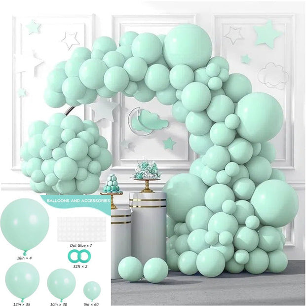 Birthday Package Balloon Chain Wedding Decoration Scene Layout Balloon Set - Memoriex 