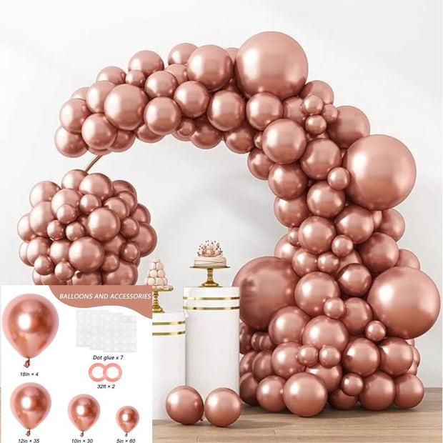 Birthday Package Balloon Chain Wedding Decoration Scene Layout Balloon Set - Memoriex 