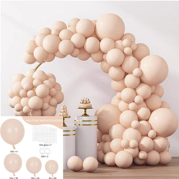 Birthday Package Balloon Chain Wedding Decoration Scene Layout Balloon Set - Memoriex 