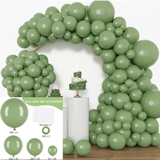 Birthday Package Balloon Chain Wedding Decoration Scene Layout Balloon Set - Memoriex 