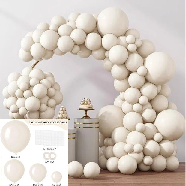 Birthday Package Balloon Chain Wedding Decoration Scene Layout Balloon Set - Memoriex 
