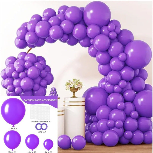 Birthday Package Balloon Chain Wedding Decoration Scene Layout Balloon Set - Memoriex 