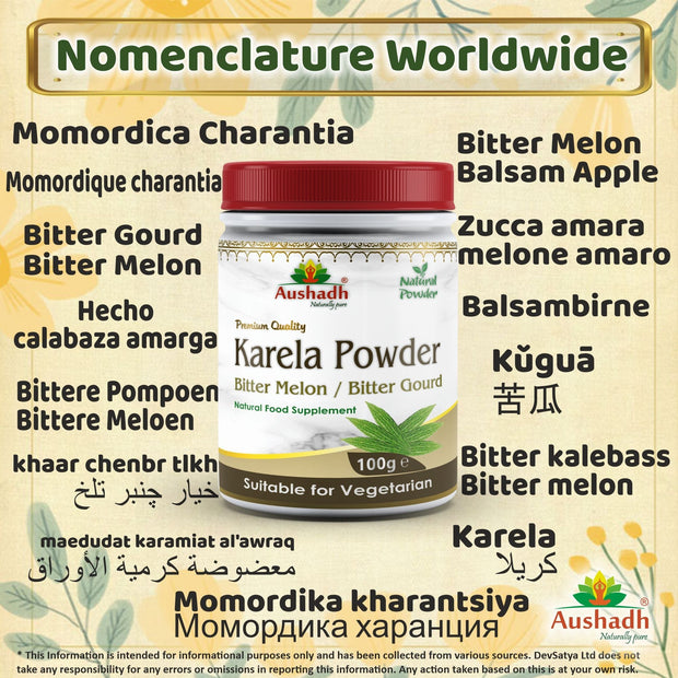Bitter Gourd (Karela) Powder - Memoriex 