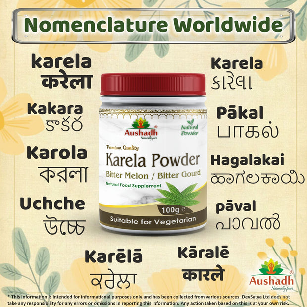 Bitter Gourd (Karela) Powder - Memoriex 