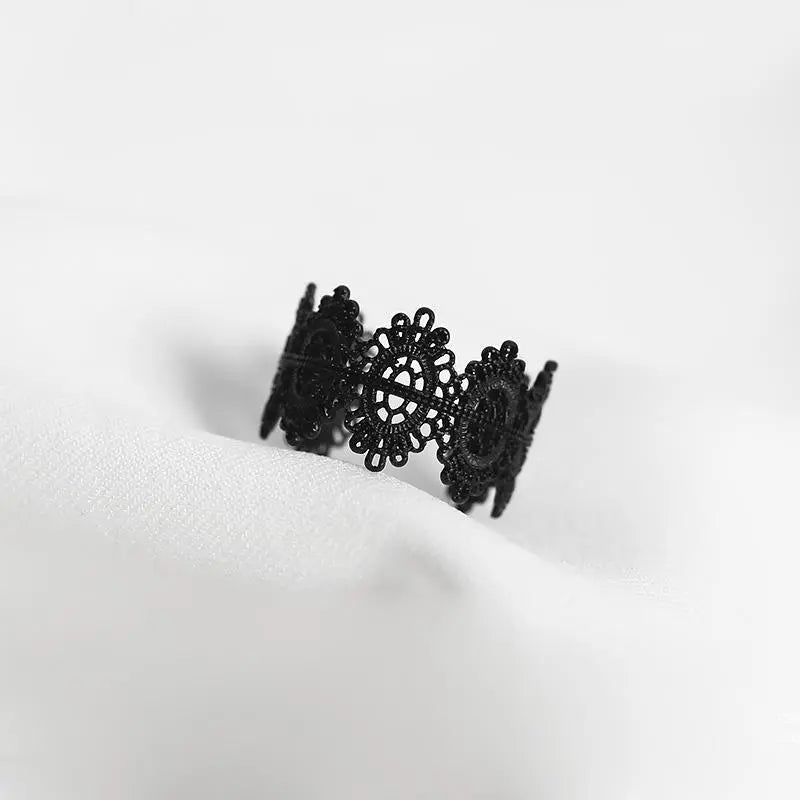 Black Lace Ring-0