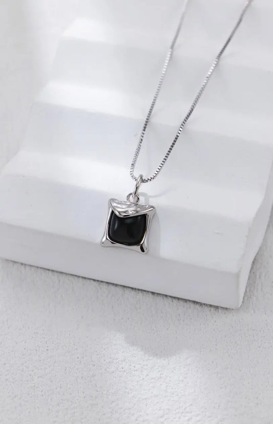 Black Onyx Necklace - Memoriex 