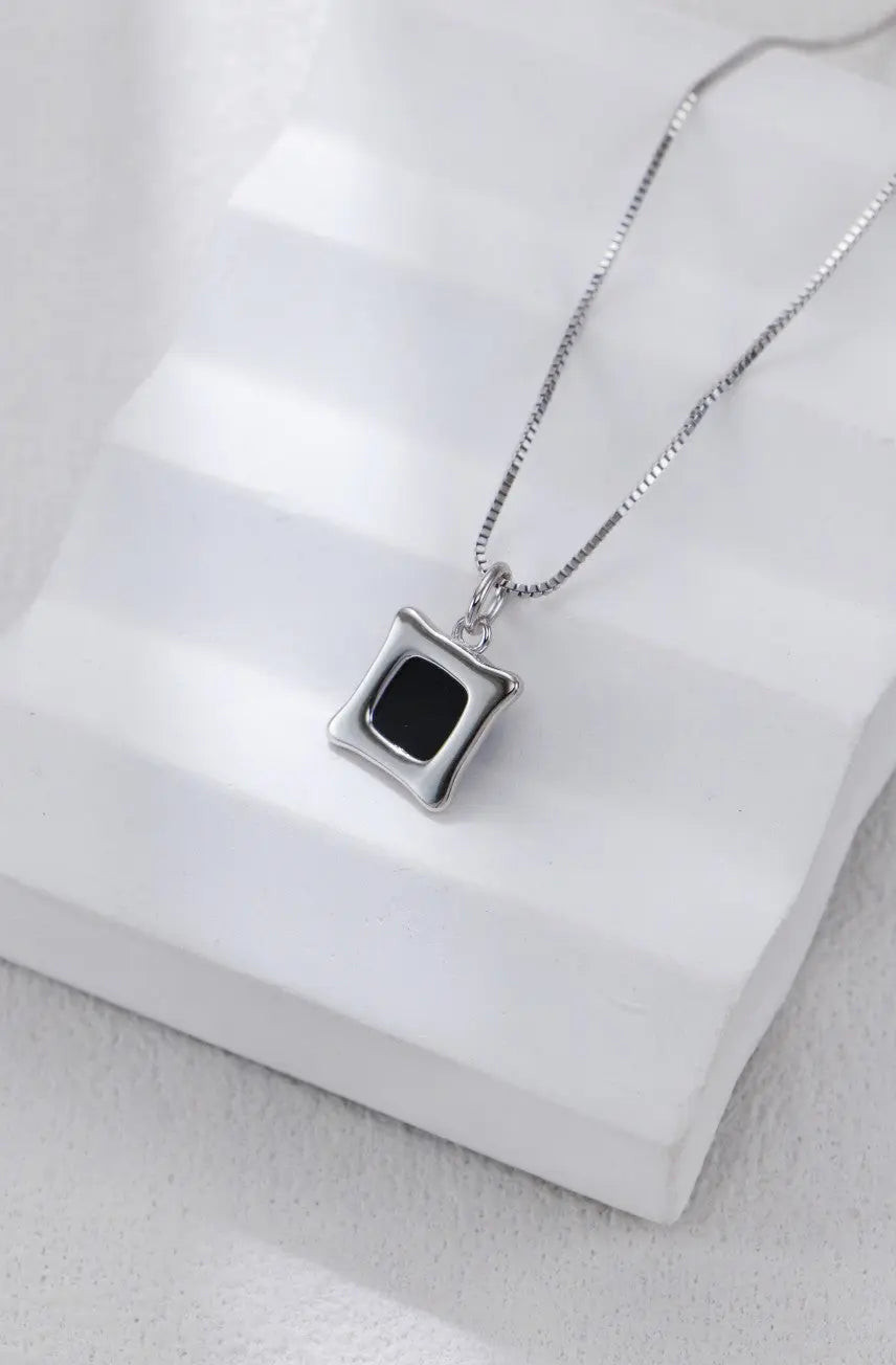 Black Onyx Necklace - Memoriex 