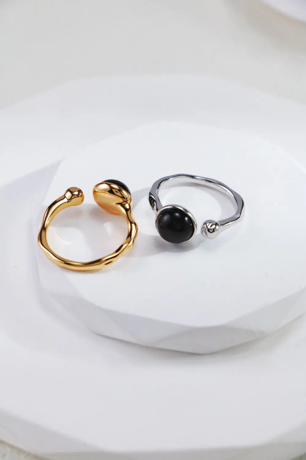 Black Onyx Open Ring-1