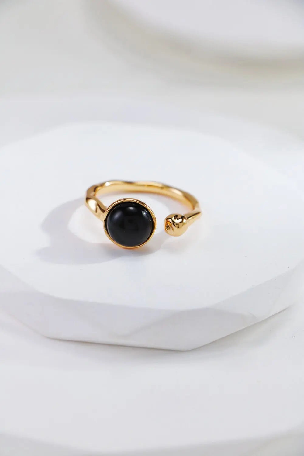 Black Onyx Open Ring-2