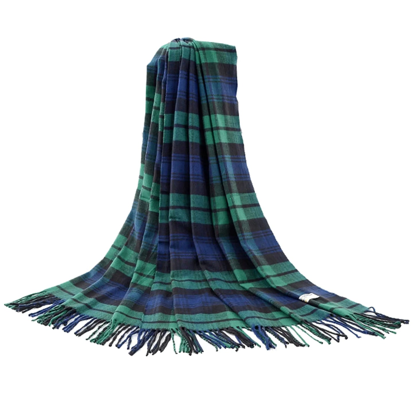 Black Watch Tartan - Shawl Scarf-1